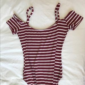 Urban Outfitters Striped Bodysuit